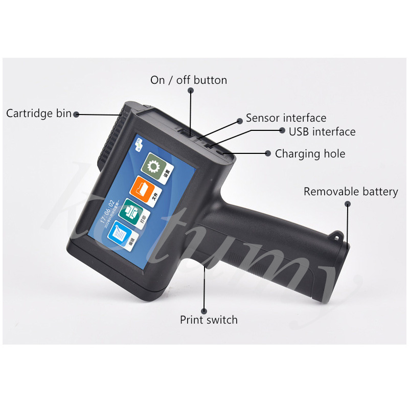 12.7mm Handheld Small Inkjet P - Commercial Printing Products ulasan dan harga