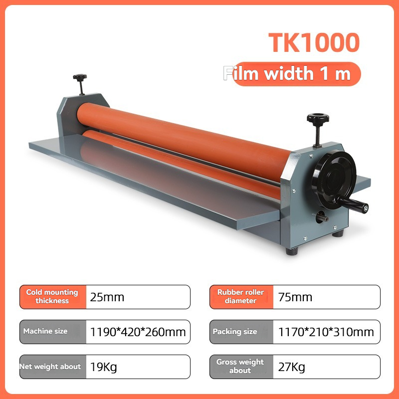 TK1000 Laminator Manual Cold L - Laminator Cold Roll ulasan dan harga