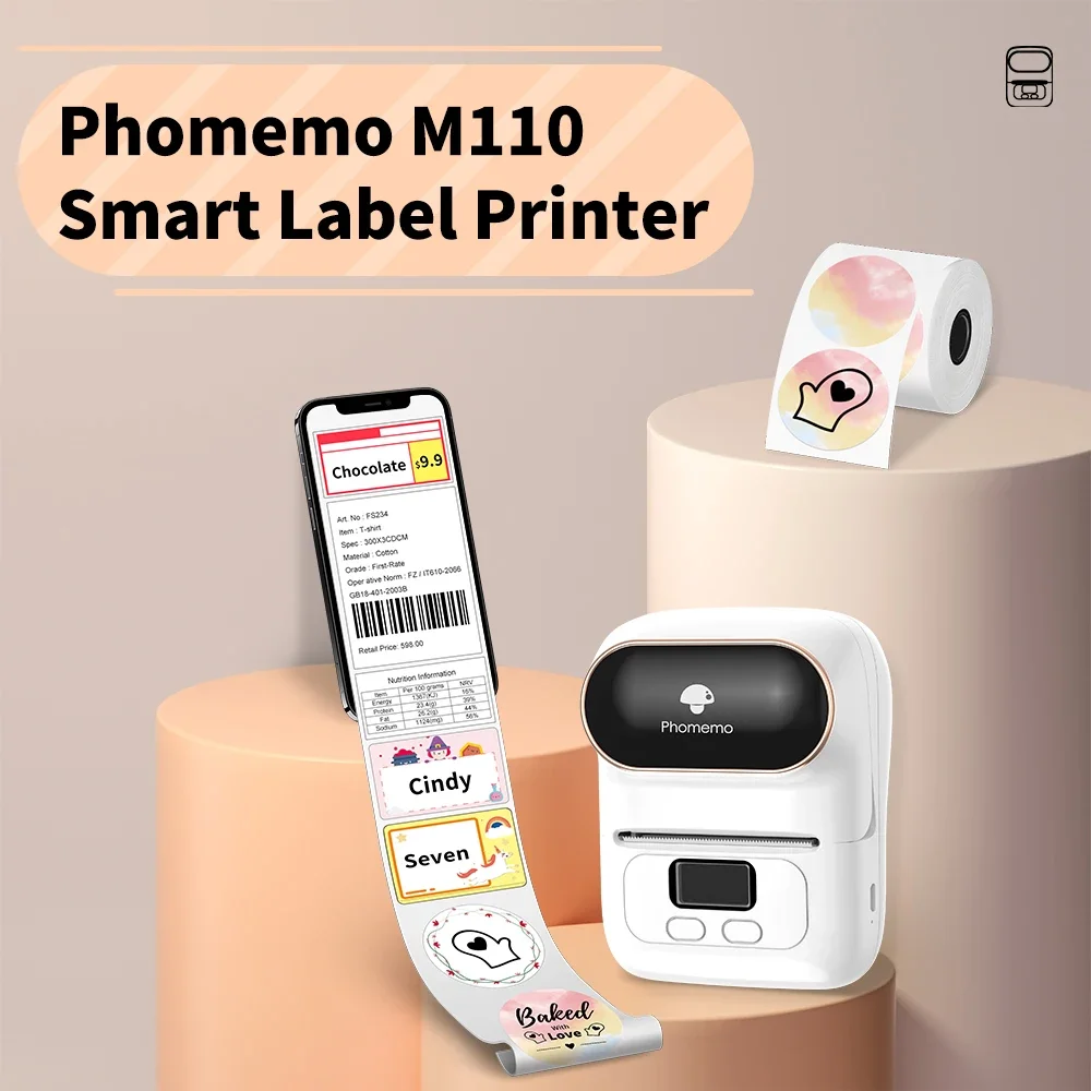 M110 Label Printer Mini Printe - Commercial Shirt Printing Machine ulasan dan harga