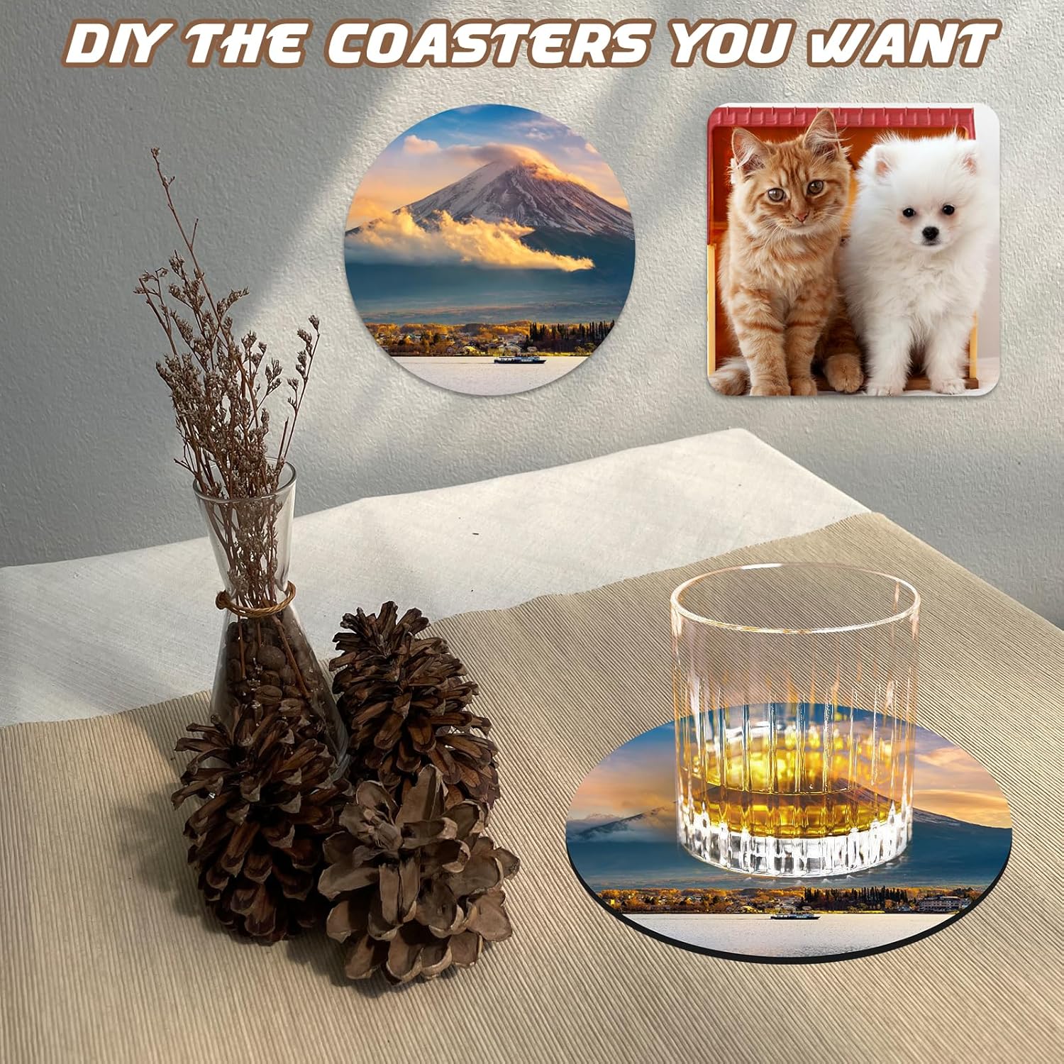 10 Pcs Sublimation Coasters Bl - Sublimation Mug Blank ulasan dan harga