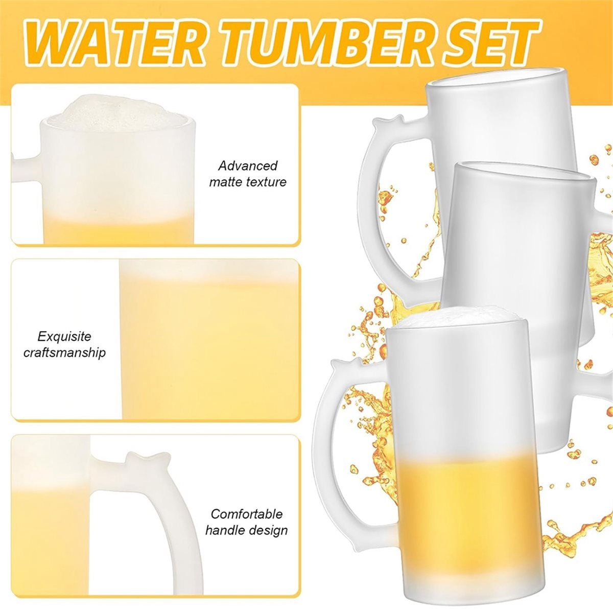 2 Pcs Sublimation Blank Beer M - Sublimation Mug Blank ulasan dan harga