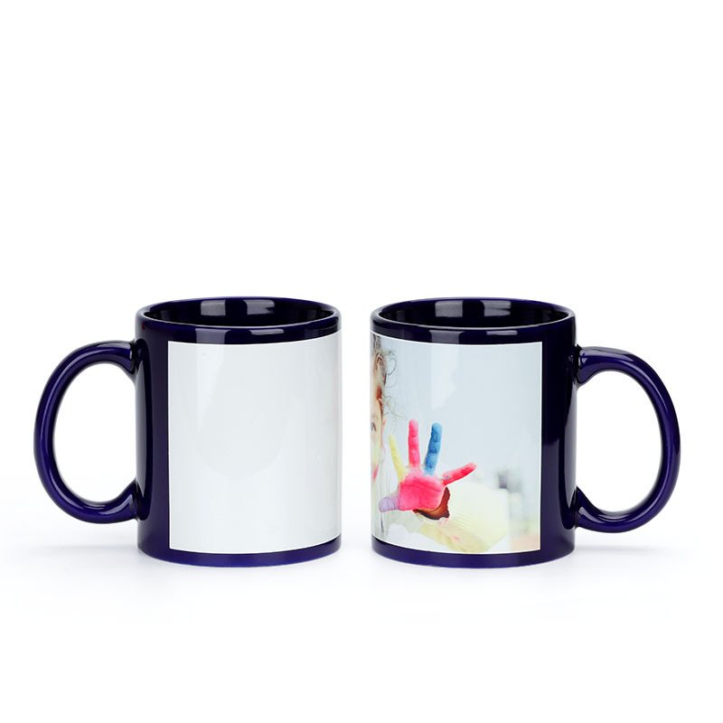 Black Cup DIY LOGO Ceramic 350 - Sublimation Mug Blank ulasan dan harga