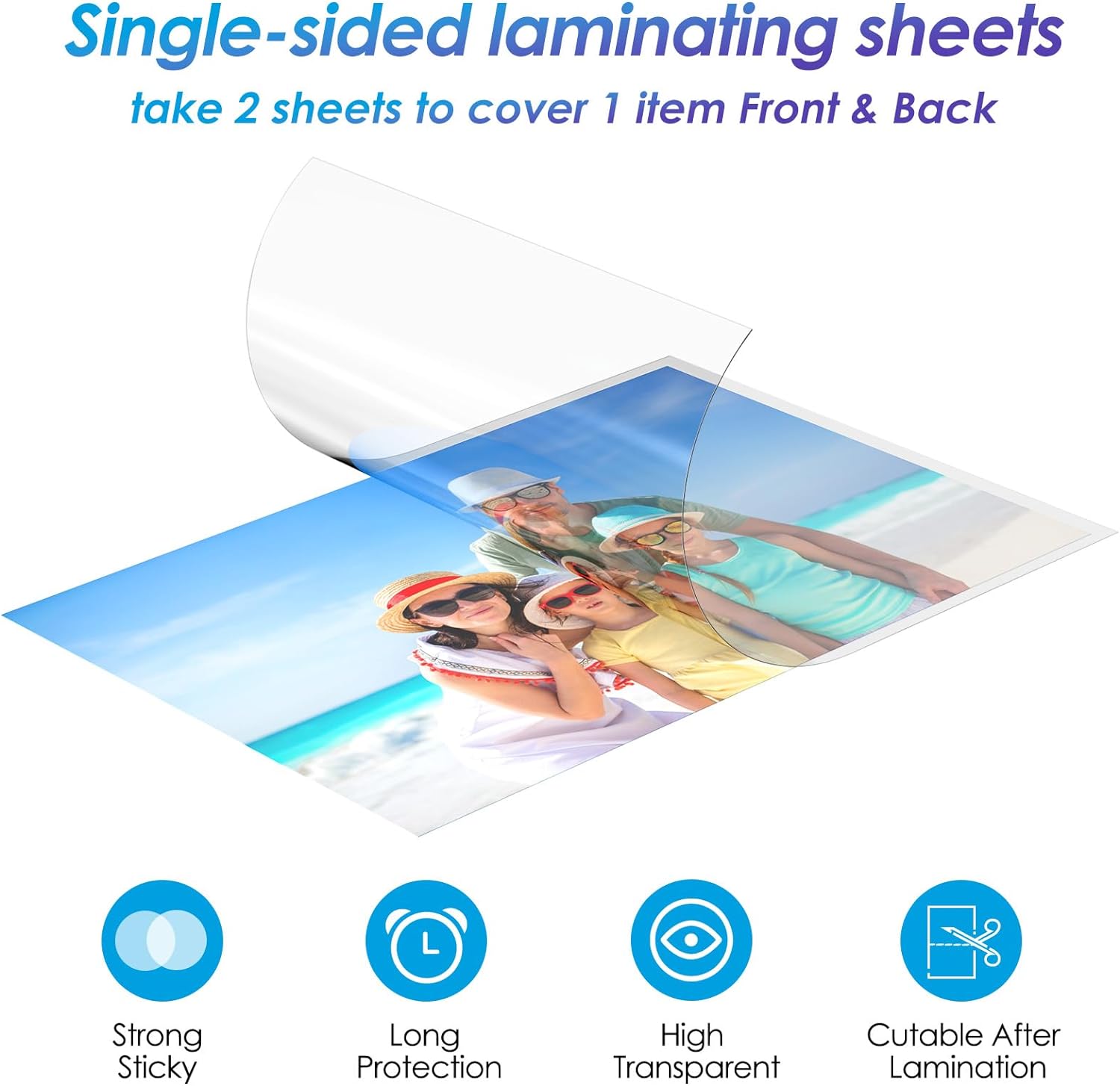 ESHANG 20Sheets Clear Cold Lam - Laminator Cold Roll ulasan dan harga