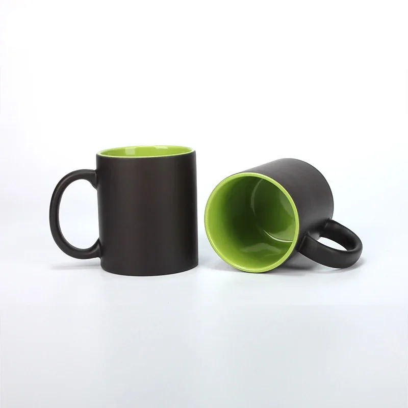 DIY Photo Black mug Magic Colo - Sublimation Mug Blank ulasan dan harga