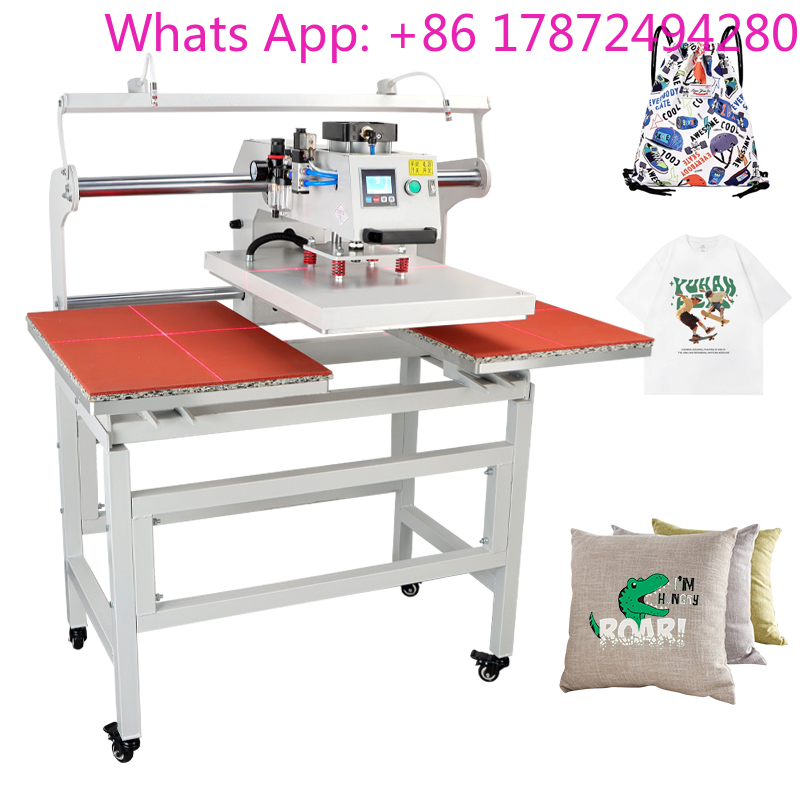 Dual Electric Slide Hot Stampi - Commercial Shirt Printing Machine ulasan dan harga