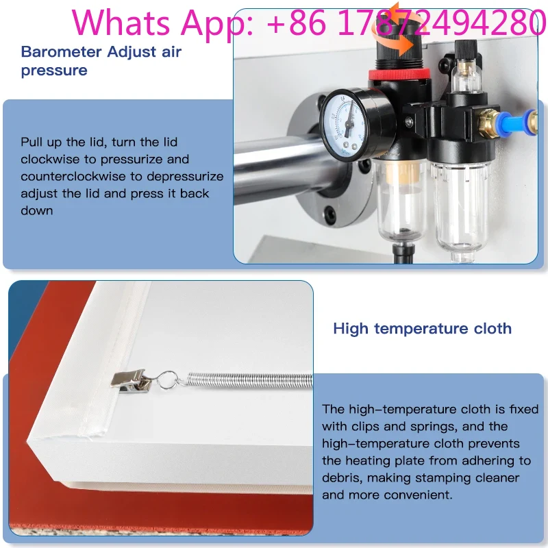 Dual Electric Slide Hot Stampi - Commercial Shirt Printing Machine ulasan dan harga