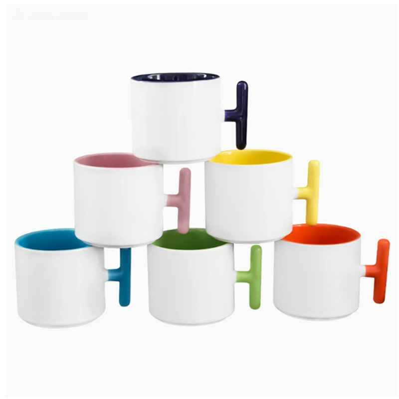 2PCS Creativity T-shaped handl - Sublimation Mug Blank ulasan dan harga