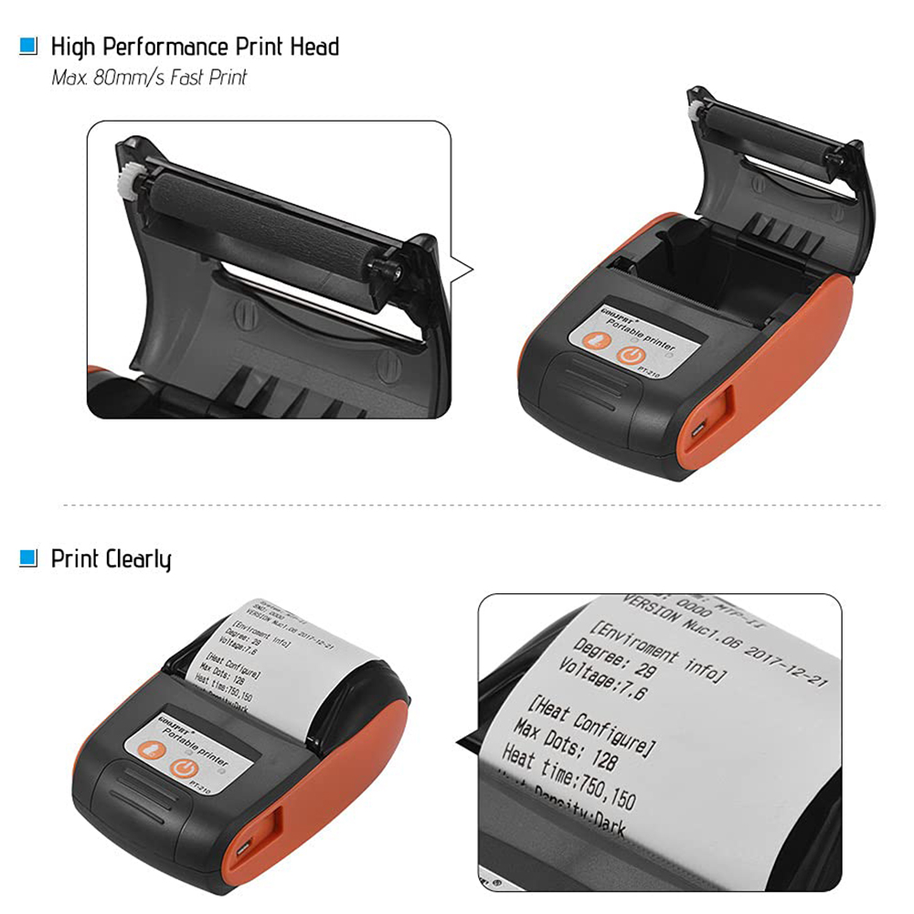 Mini Portable Thermal Receipt  - Commercial Shirt Printing Machine ulasan dan harga