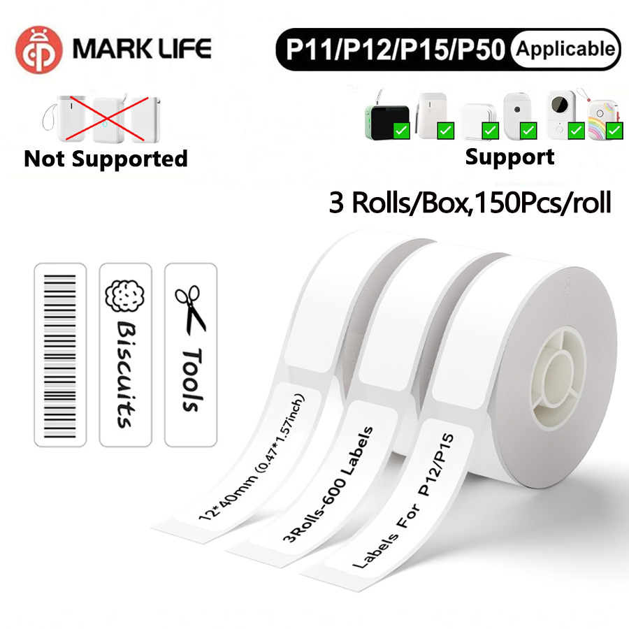 Marklife 3Rolls Labels P15 The - Commercial Shirt Printing Machine ulasan dan harga