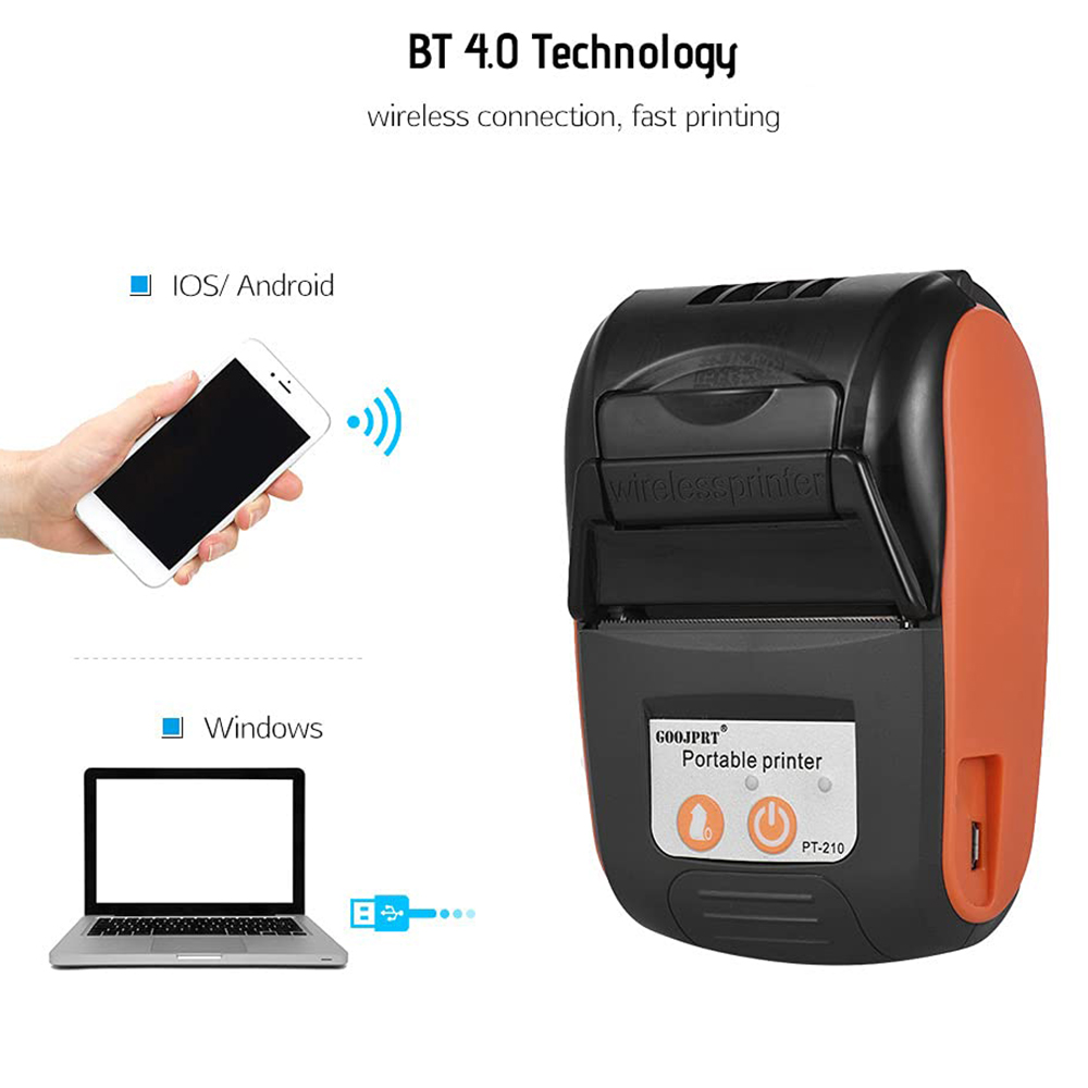 Mini Portable Thermal Receipt  - Commercial Shirt Printing Machine ulasan dan harga